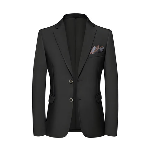 The Severin Slim Fit Blazer Suit Jacket Walter Dixxon Black XS 