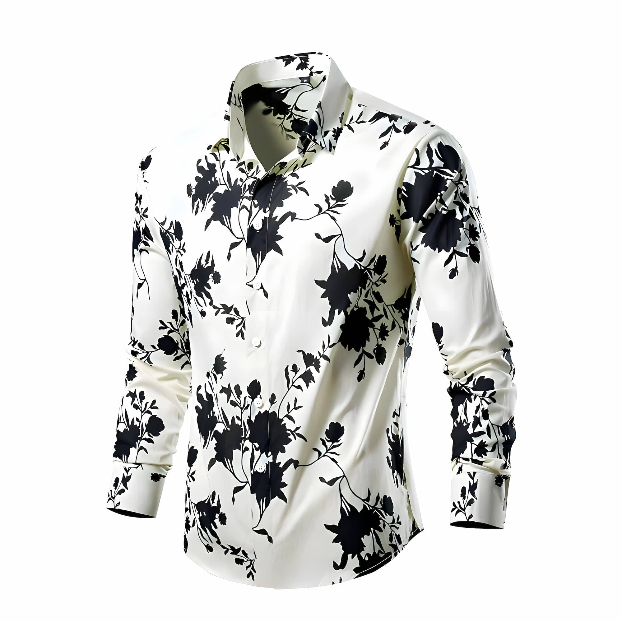 The Aldrich Long Sleeve Shirt - Multiple Colors WD Styles White XS 