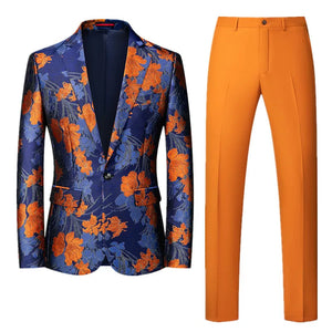 The Kingsley Jacquard Slim Fit Two-Piece Suit Walter Dixxon XXS 