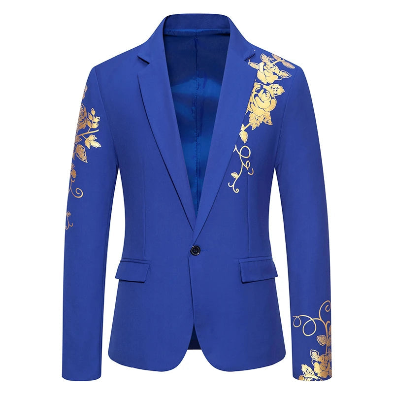 The Elian Slim Fit Blazer Suit Jacket Walter Dixxon Blue S 