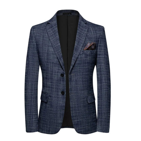 The Aurelio Slim Fit Blazer Suit Jacket Walter Dixxon Navy Blue M 