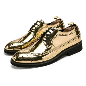 The Manchester Patent Leather Oxford Dress Shoes - Multiple Colors Shop5798684 Store Gold US 7 / EU 39 