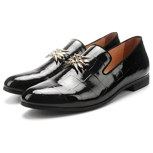 The Francois Patent Leather Slip-On Loafers - Multiple Colors Shop5798684 Store Black EU 44 / US 11 