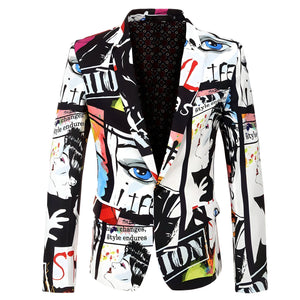 The Artiste Slim Fit Blazer Suit Jacket Shop5798684 Store XS 