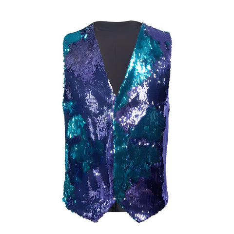 The Manifesto Sequin Vest - Plum Shop5798684 Store XS 