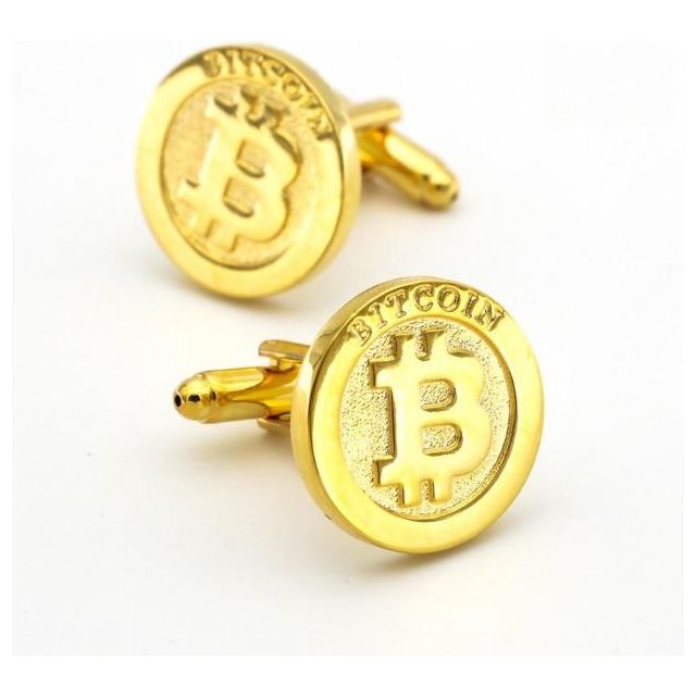 The "Bitcoin" Luxury Cuff Links William // David 